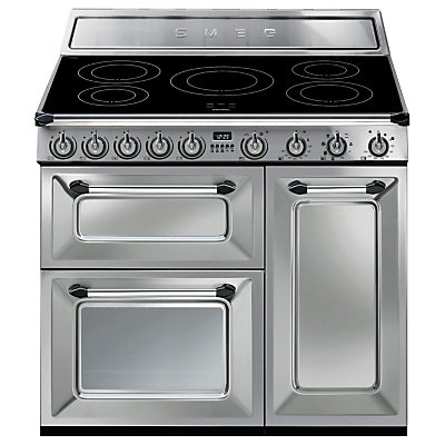 Smeg TR93I 90cm Victoria Range Cooker with Induction Hob Stainless Steel